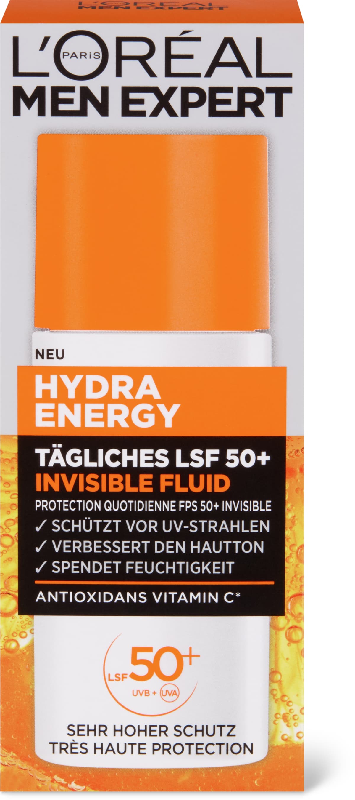 L'Oréal Feuchtigkeitsfluid Schützt vor UV-Strahlen, LSF 50 50ml